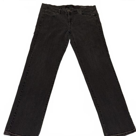 Calvin Klein Jeans Womens Size 16w  Light Black Skinny Stretch‎ Mid Rise Denim - Picture 1 of 4
